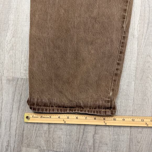 Vintage Marithe Francois Girbaud Jeans Men's 42M (Fits 42x29) Brown Baggy 90s - Picture 13 of 13